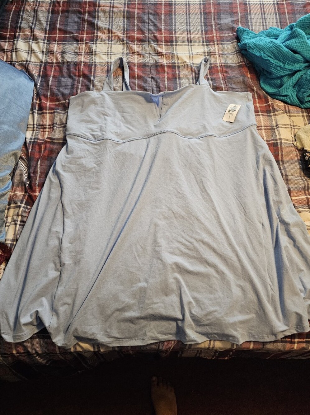 Light Blue Women's Active Dress - Picture 1 of 3